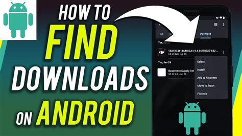downloads on android